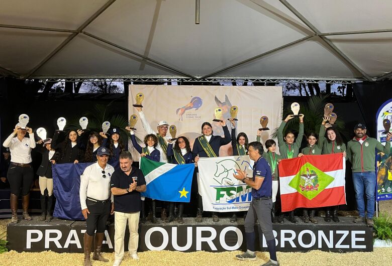 Equipe de MS conquista ouro no Campeonato Brasileiro de Hipismo em Brasília
