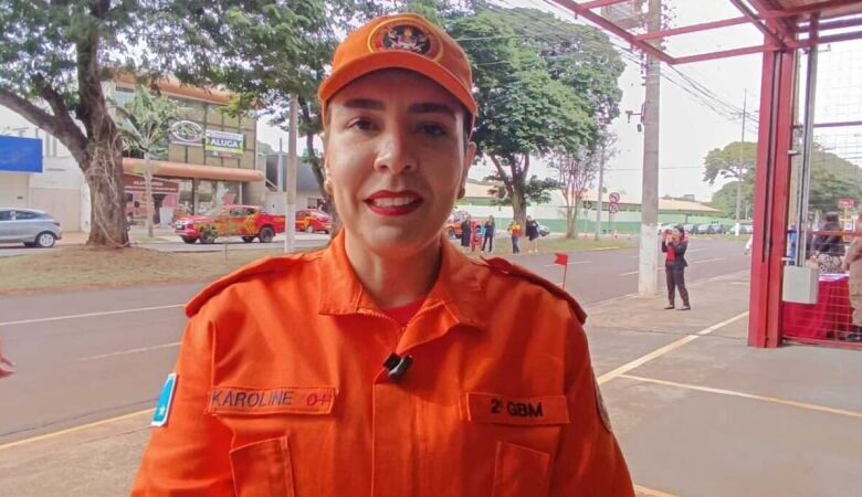 Pela primeira vez, mulher assume o comando do Corpo de Bombeiros em Dourados