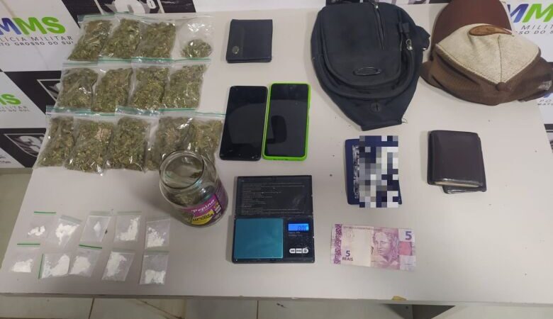 Dupla que vendia drogas até pelo ‘Pix’ é presa após tentativa de fuga em Dourados