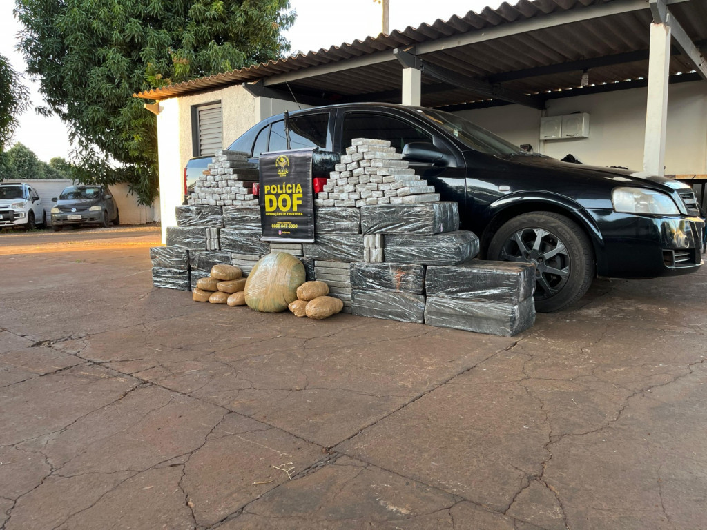 Rapaz é preso pelo DOF com meia tonelada de drogas em carro