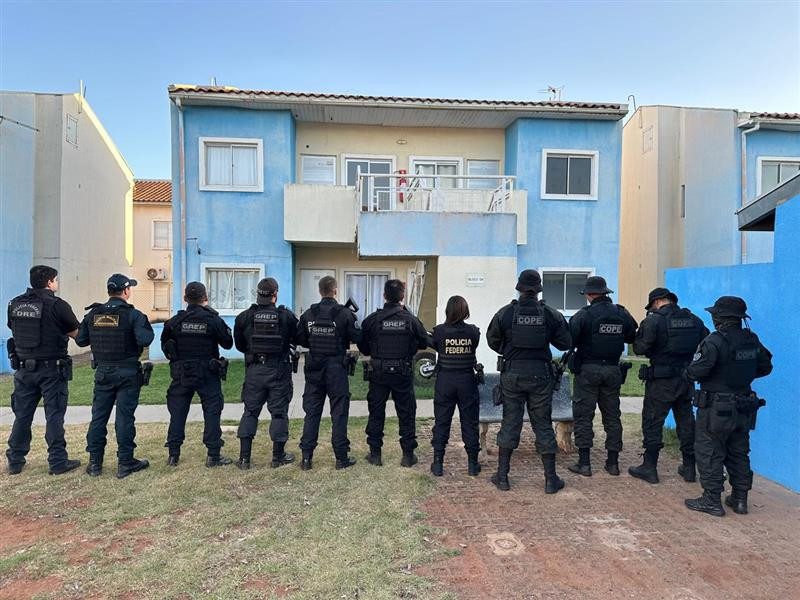 Força Integrada cumpre mandados em Dourados e Campo Grande após apreensão de droga
