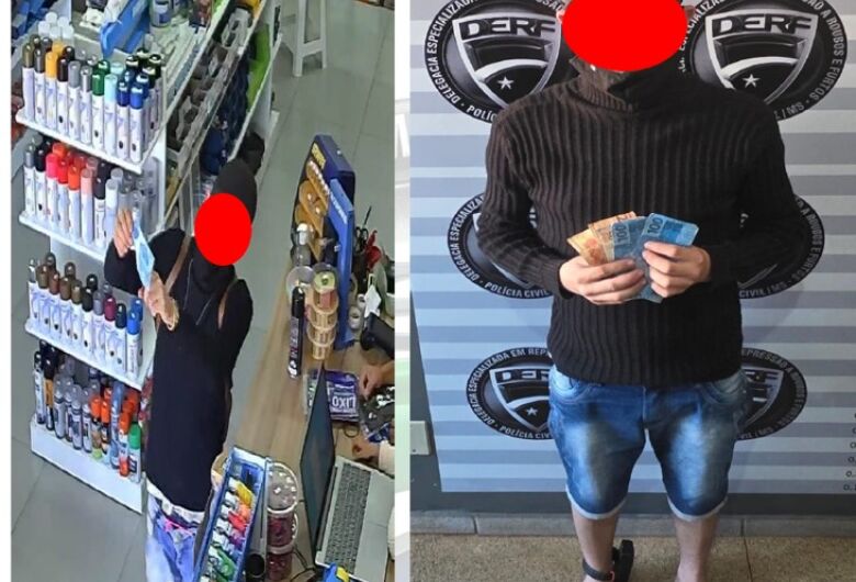 Jovem acusado de fabricar e repassar cédulas falsas em comércio é preso