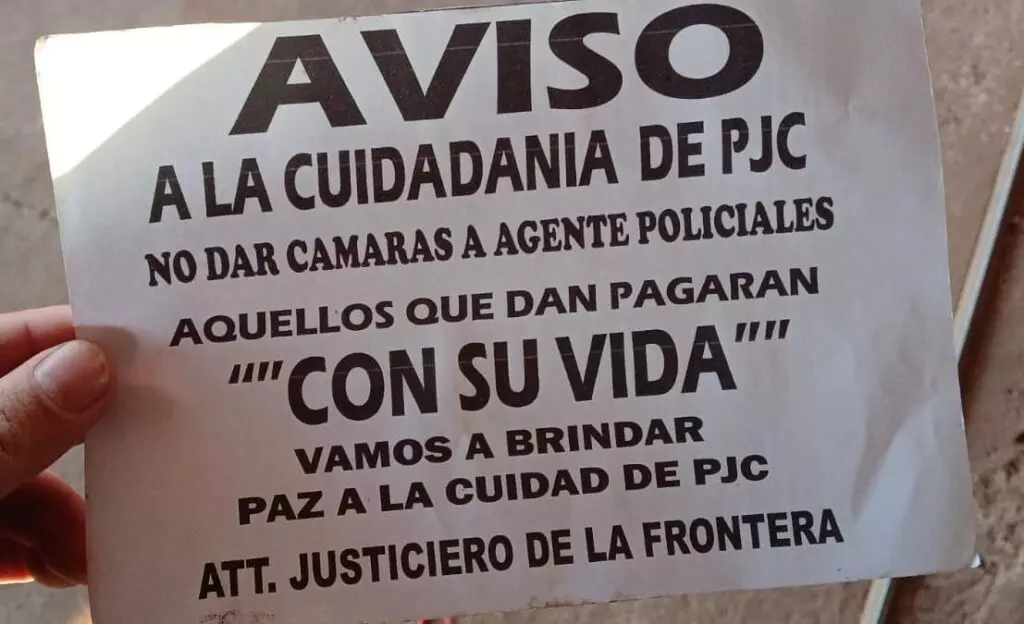 Tensão na fronteira com MS: ‘Justiceiros’ espalham panfletos no comércio de Pedro Juan