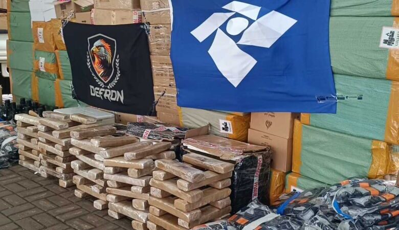 Contrabando e drogas são apreendidos durante ação conjunta em Dourados