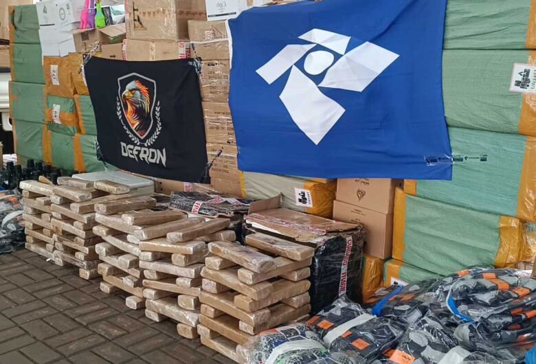 Contrabando e drogas são apreendidos durante ação conjunta em Dourados