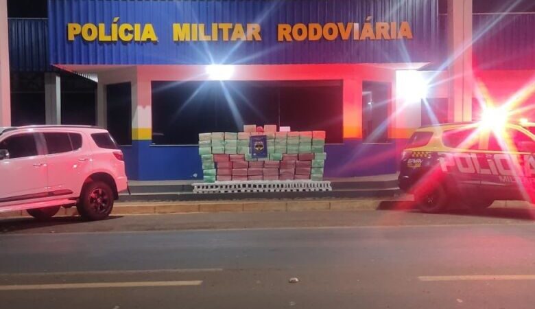 1,4 tonelada de maconha é apreendida em Maracaju