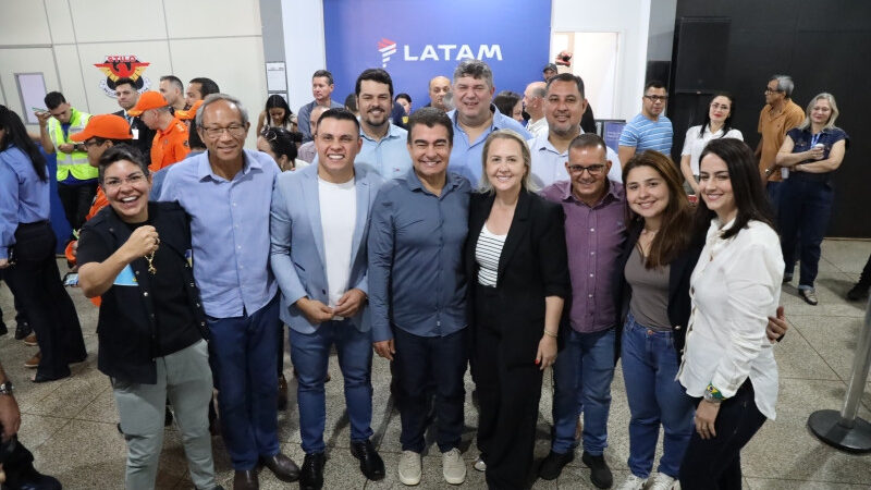 Vereadores participam da retomada das operações no aeroporto de Dourados