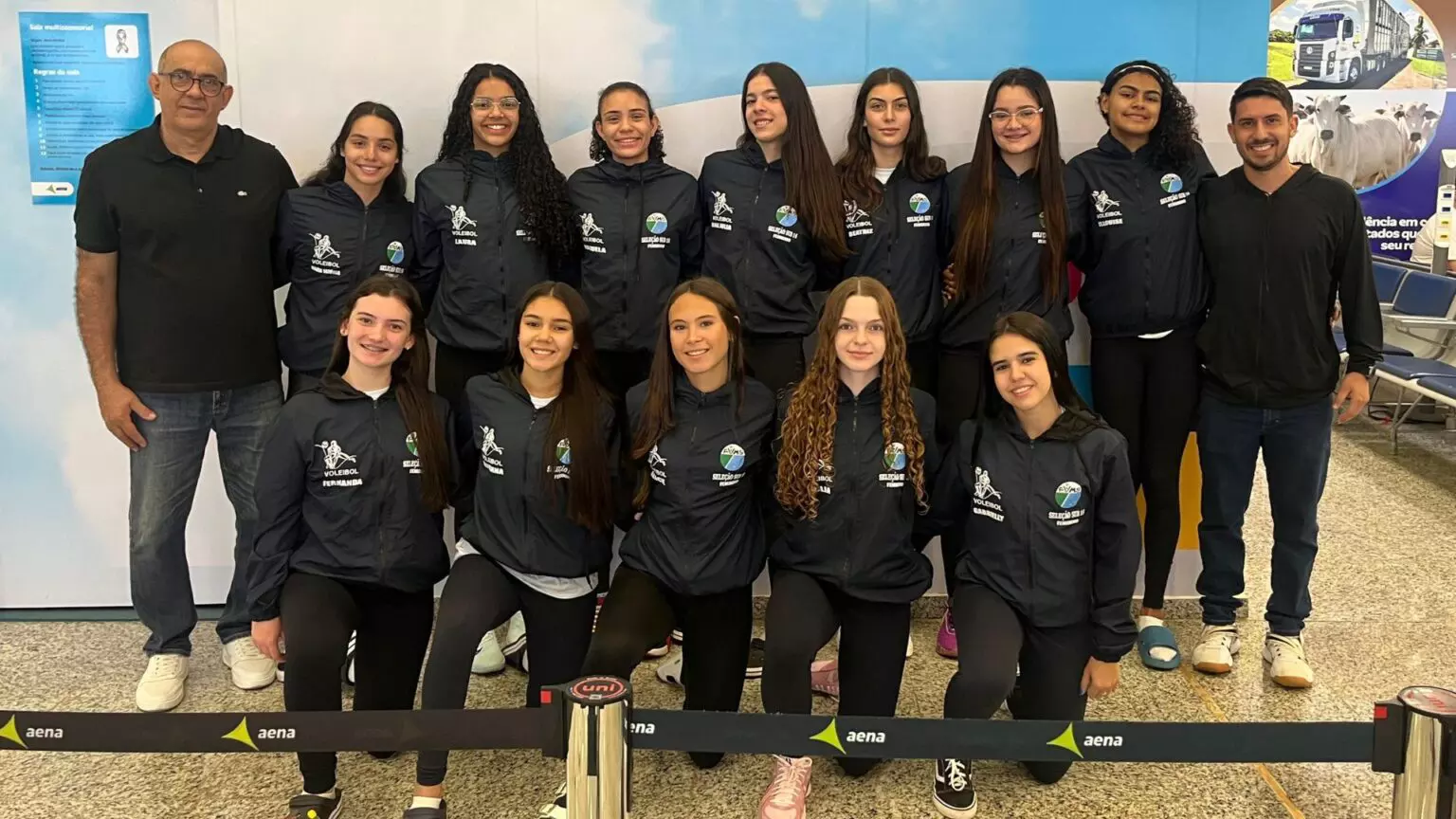 Seleção feminina de MS disputa Campeonato Brasileiro Sub-16 de Vôlei no RJ
