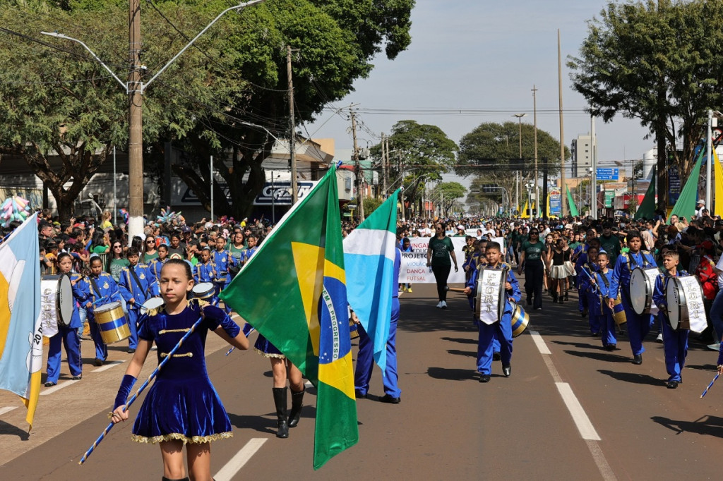 Pela 1ª vez, 100% das escolas municipais e Ceims desfilam no 7 de Setembro