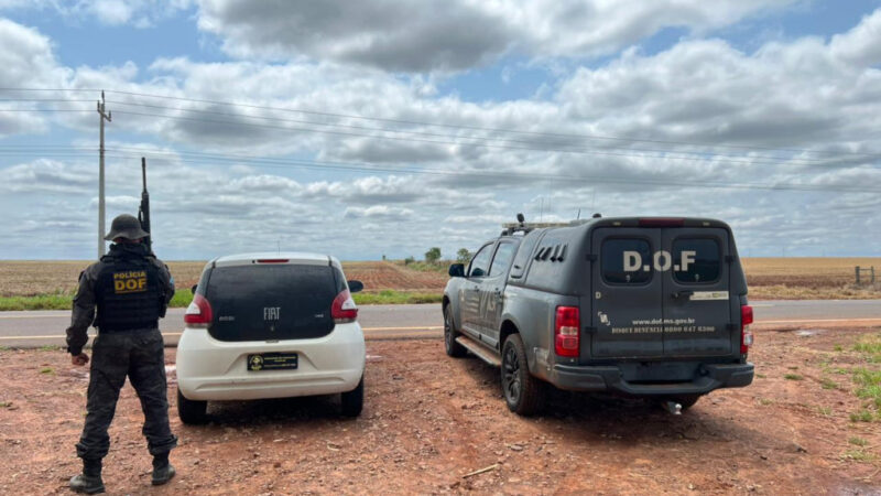 Fiat Mobi furtado no Rio Grande do Sul é apreendido na fronteira