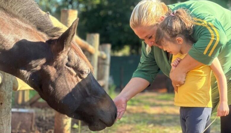 Equoterapia em MS une saúde e inclusão a pessoas com deficiência