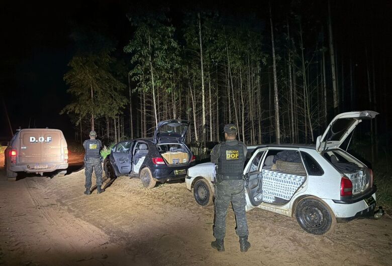 Veículos com cigarros que seriam entregues na capital são apreendidos na fronteira