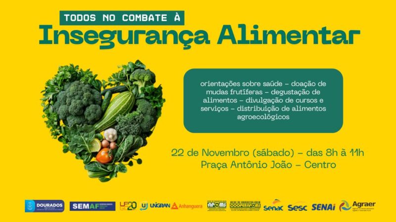 Prefeitura e parceiros promovem ação para reforçar combate à insegurança alimentar
