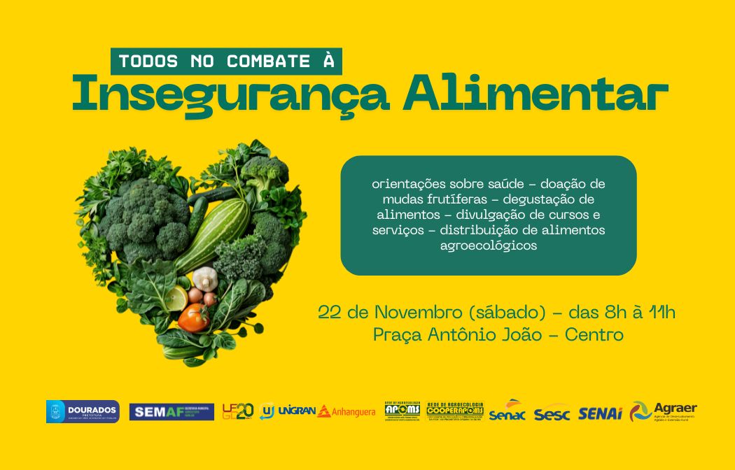 Prefeitura e parceiros promovem ação para reforçar combate à insegurança alimentar