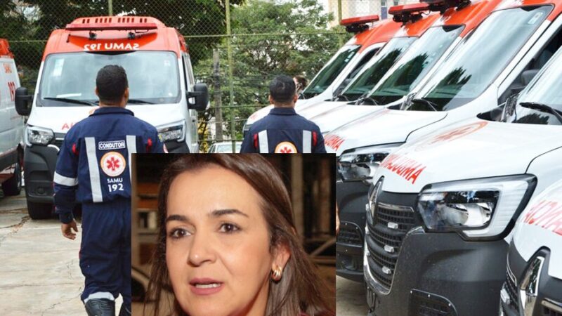 MPE e MPF mandam Adriane usar ambulâncias novas no lugar das alugadas no Samu