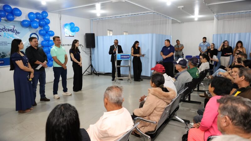 Prefeitura abre Novembro Azul alertando homens para cuidado com a saúde o ano todo