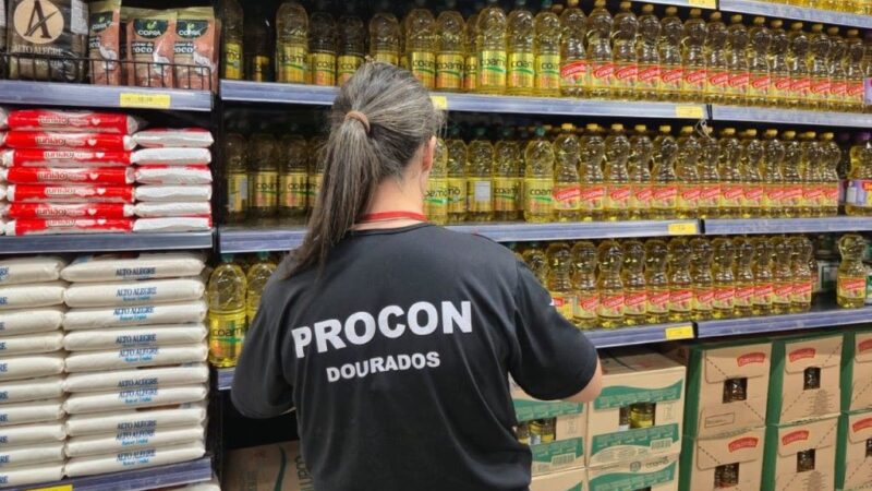 Pesquisa Procon revela queda de 4,13% no preço médio da cesta básica em Dourados