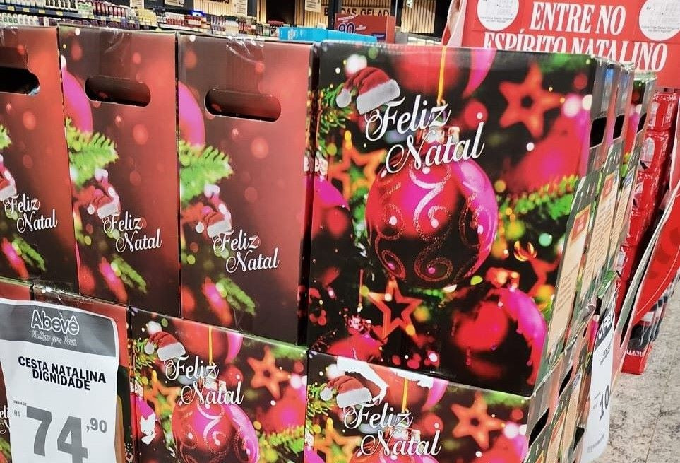 Preço médio da cesta de Natal varia quase 30% nos estabelecimentos de Dourados, mostra pesquisa