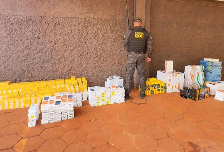 Carga com mais de R$ 5 milhões em eletrônicos é apreendida e dupla presa