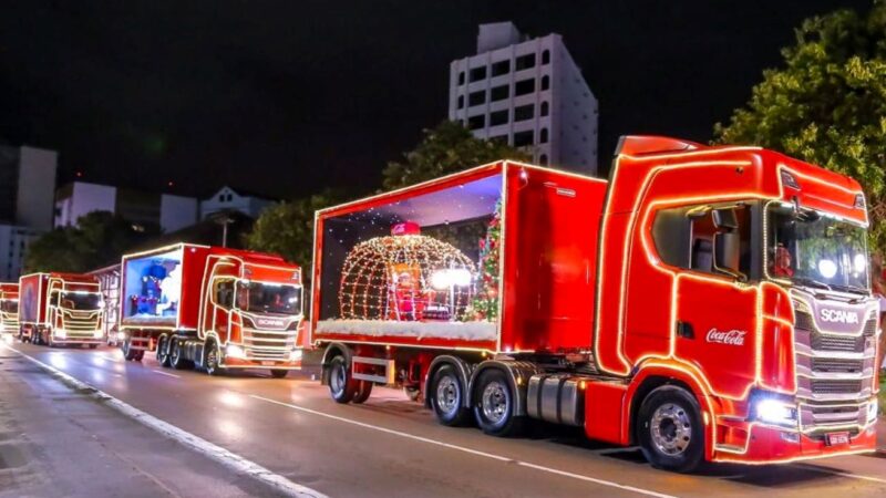 Natal Encantado Dourados recebe hoje a Caravana da Coca-Cola