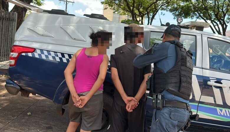 Casal é preso suspeito de assassinato no centro de Dourados