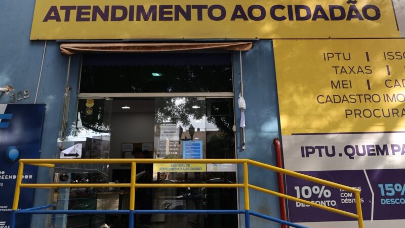 Central do Cidadão passa a atender em horário ampliado para emitir guias do IPTU 2026