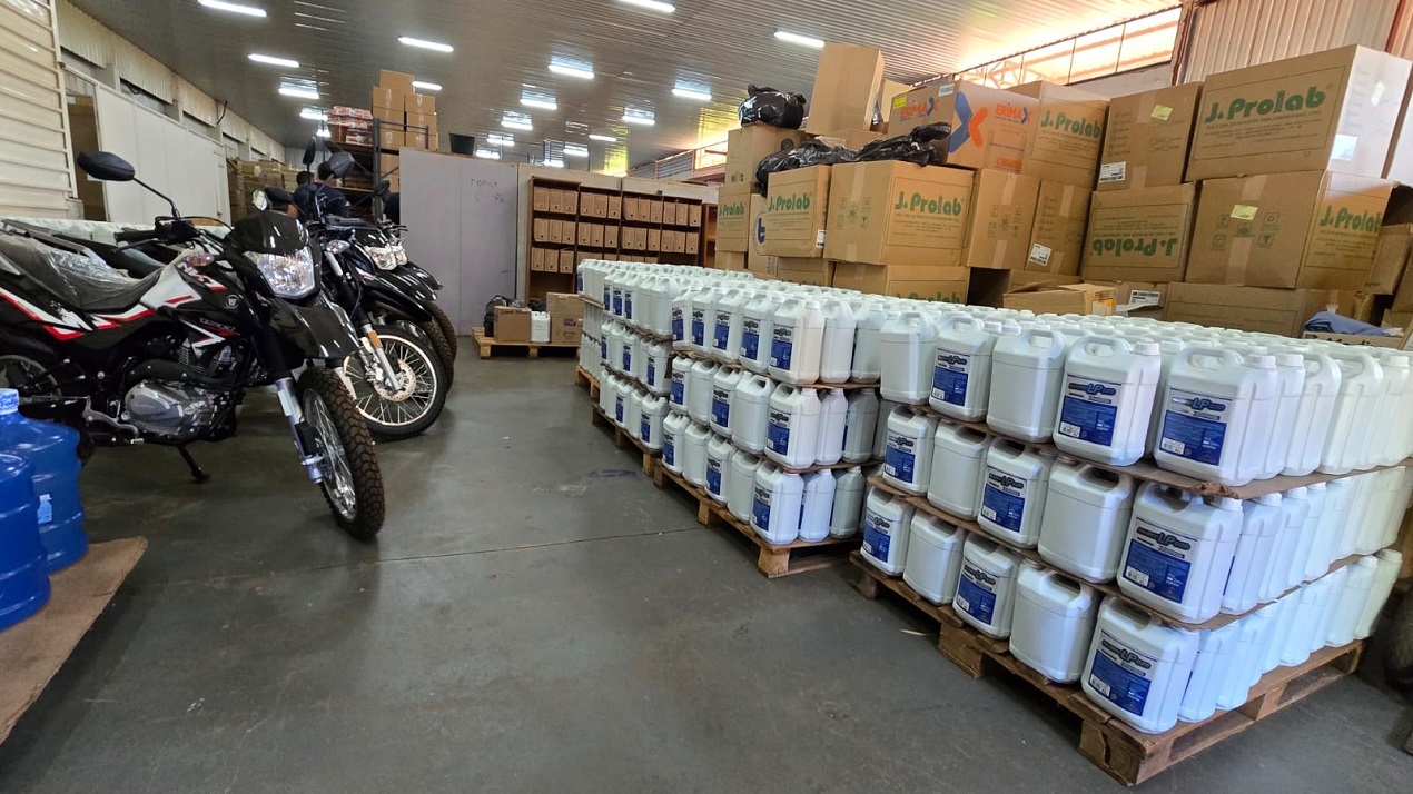 Prefeitura garante estoque de produtos de limpeza para até nove meses na rede de saúde