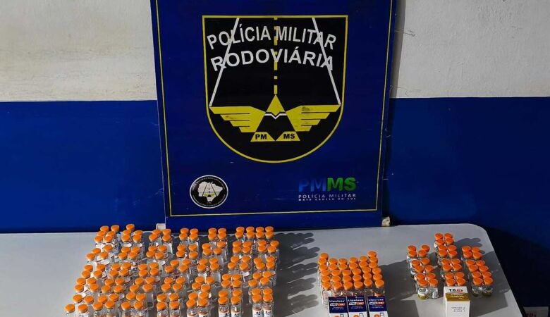 Emagrecedores são apreendidos debaixo de manta em mala transportada em ônibus