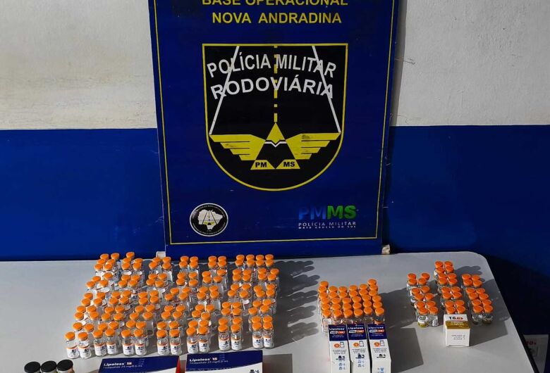Emagrecedores são apreendidos debaixo de manta em mala transportada em ônibus