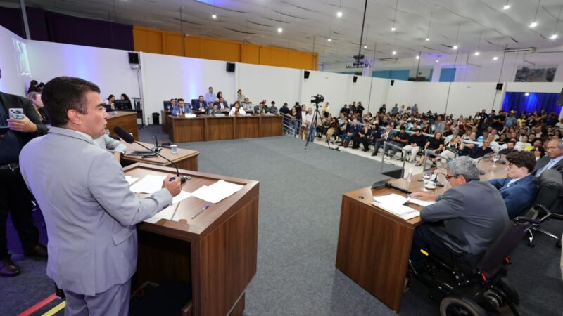 Na abertura do ano Legislativo, Marçal destaca investimentos e união por Dourados