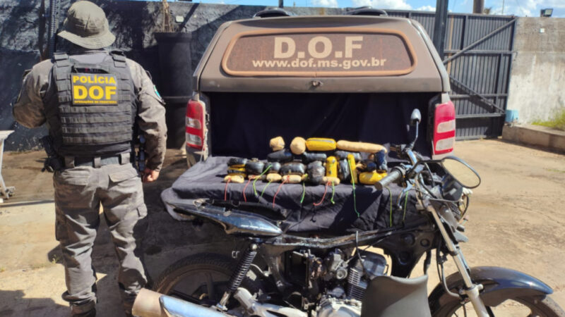 Contratado por R$ 1 mil, douradense é preso transportando quase R$ 1 milhão em haxixe