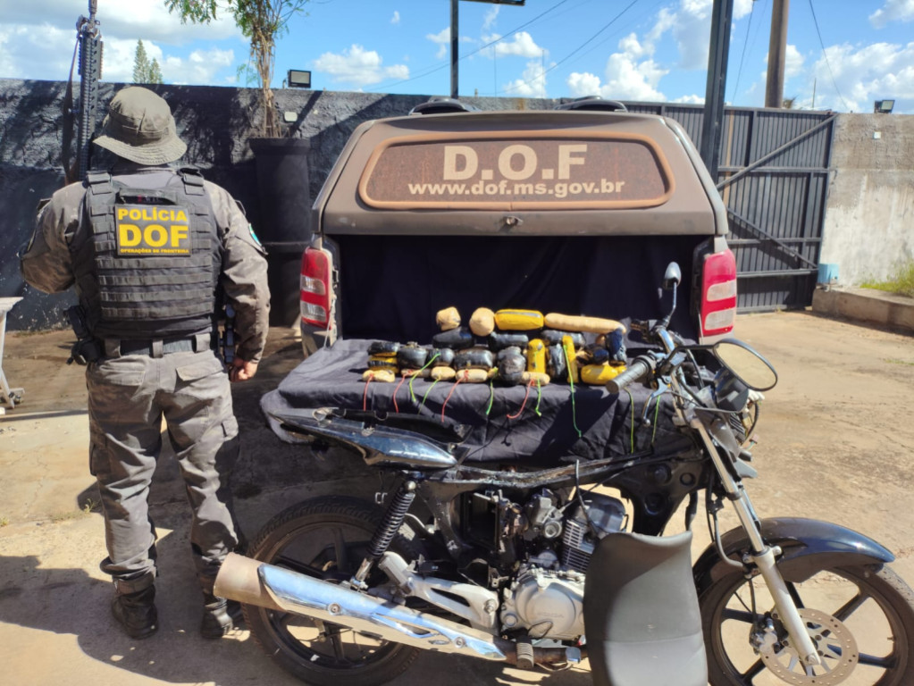 Contratado por R$ 1 mil, douradense é preso transportando quase R$ 1 milhão em haxixe