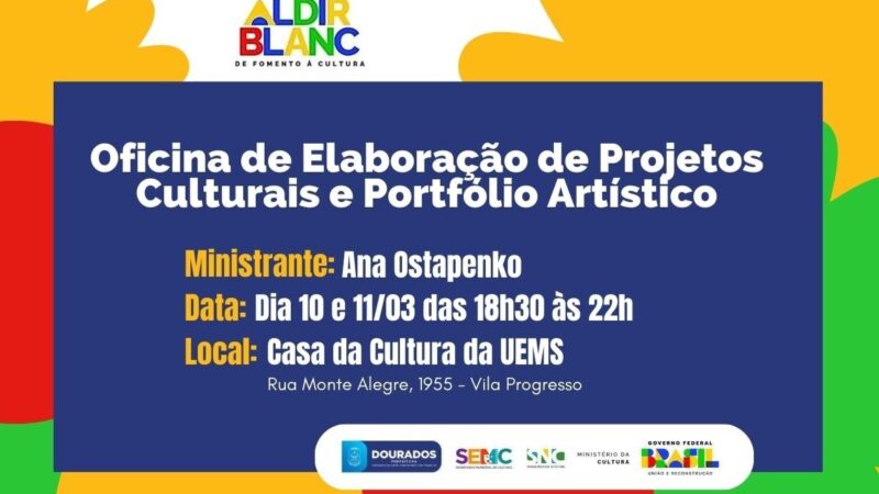 Prefeitura realiza oficina para orientar classe cultural sobre elaboração de projetos 