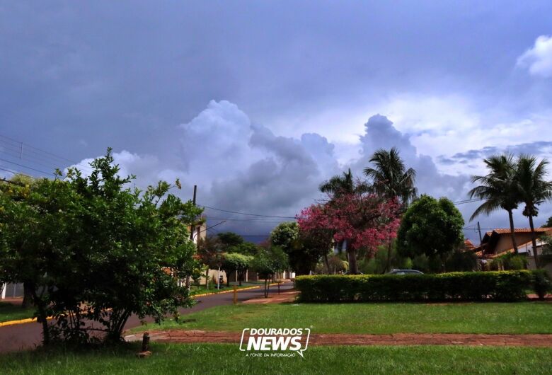 Dourados tem alerta de tempestade e calor pode chegar aos 36°C nesta semana