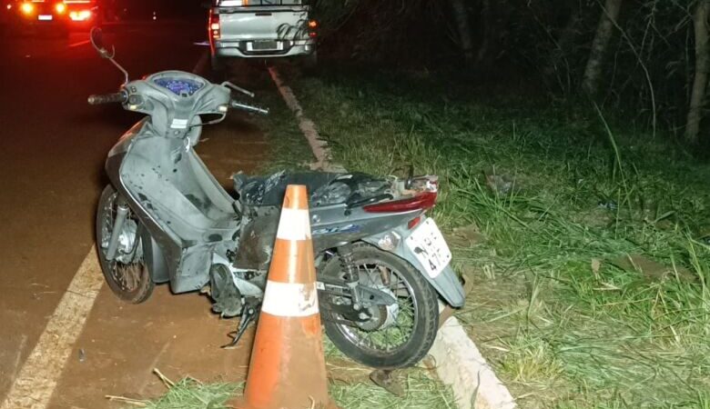 Passageira de moto envolvida em acidente fatal segue internada em estado grave