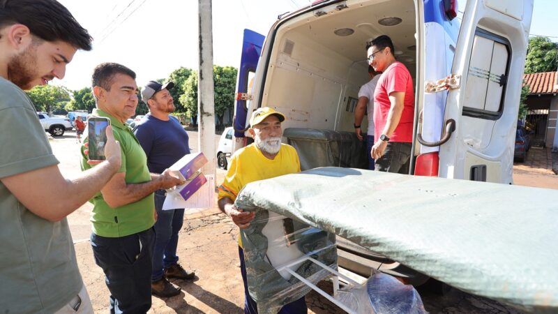 Prefeito entrega equipamentos para UBS do 4º Plano e moderniza ar-condicionado