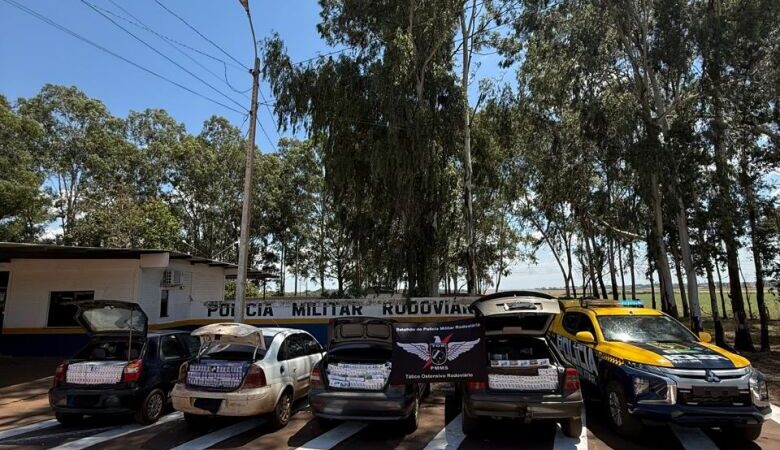 Perseguição na região de fronteira termina com “comboio do cigarro” apreendido