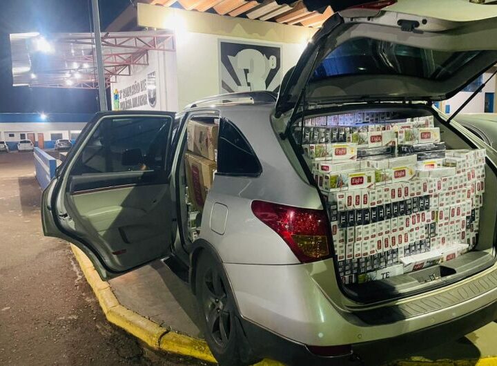 Polícia encontra entreposto em Vila Vargas e apreende 3,4 mil pacotes de cigarros