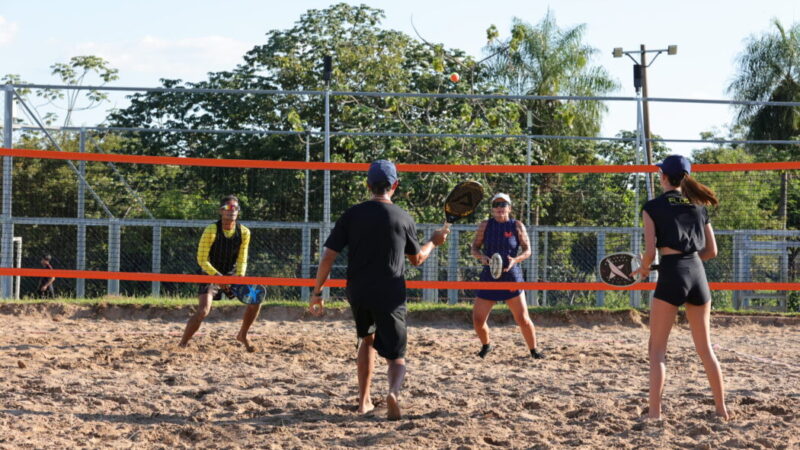 Prefeitura de Dourados abre novas turmas de beach tennis no Parque do Lago