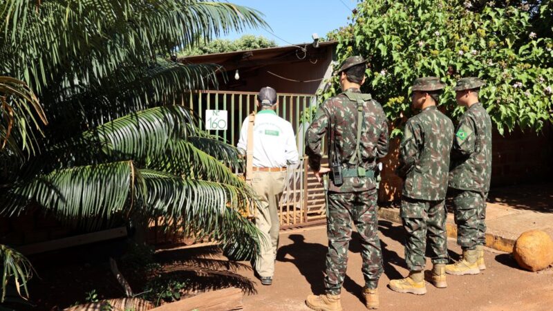 Prefeitura vistoria 1.571 moradias em bairros de Dourados num espaço de 10 horas