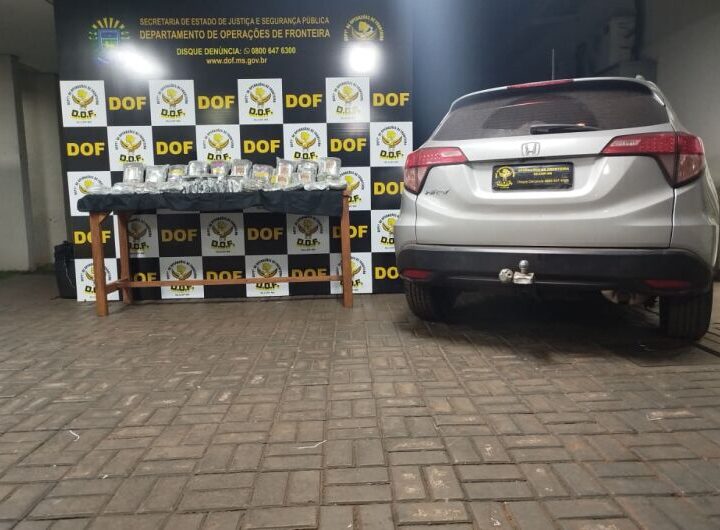 Fuga termina com prisão de homem e apreensão de drogas em Dourados