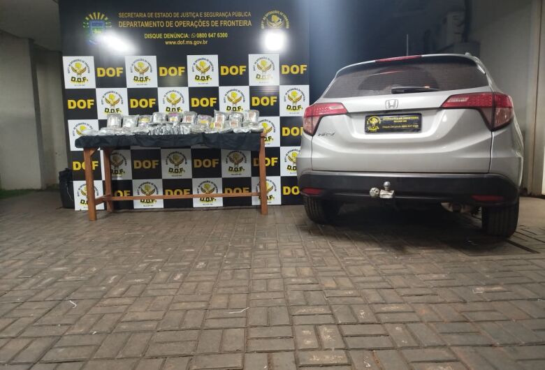 Fuga termina com prisão de homem e apreensão de drogas em Dourados