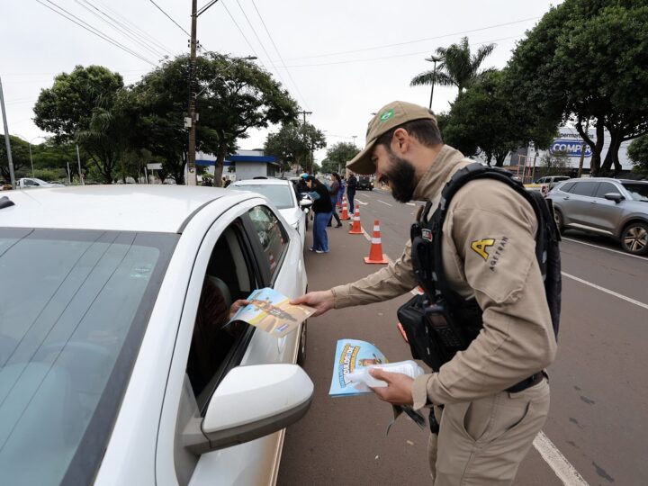Prefeitura leva blitz educativa à Marcelino Pires e reforça conscientização no trânsito 