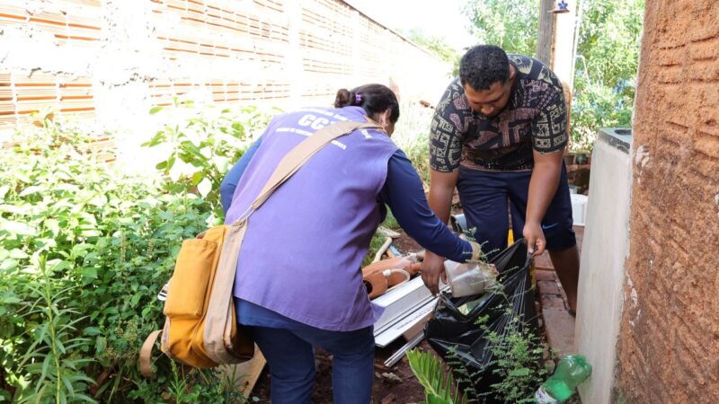 Prefeitura vistoria mais 5.960 imóveis em 4 dias encontra 64 focos do mosquito Aedes aegypti