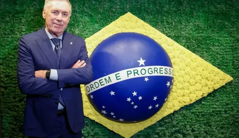 CBF renova contrato de Carlo Ancelotti até 2030