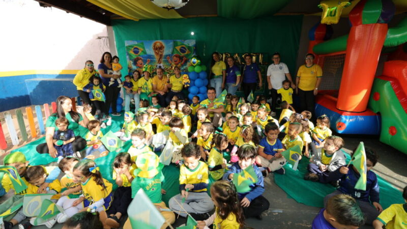 Prefeito participa da Festa da Copa em Ceim e destaca importância do civismo na infância