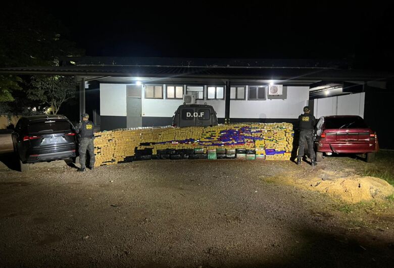 Polícia apreende mais de 2,4 toneladas de maconha em imóvel abandonado