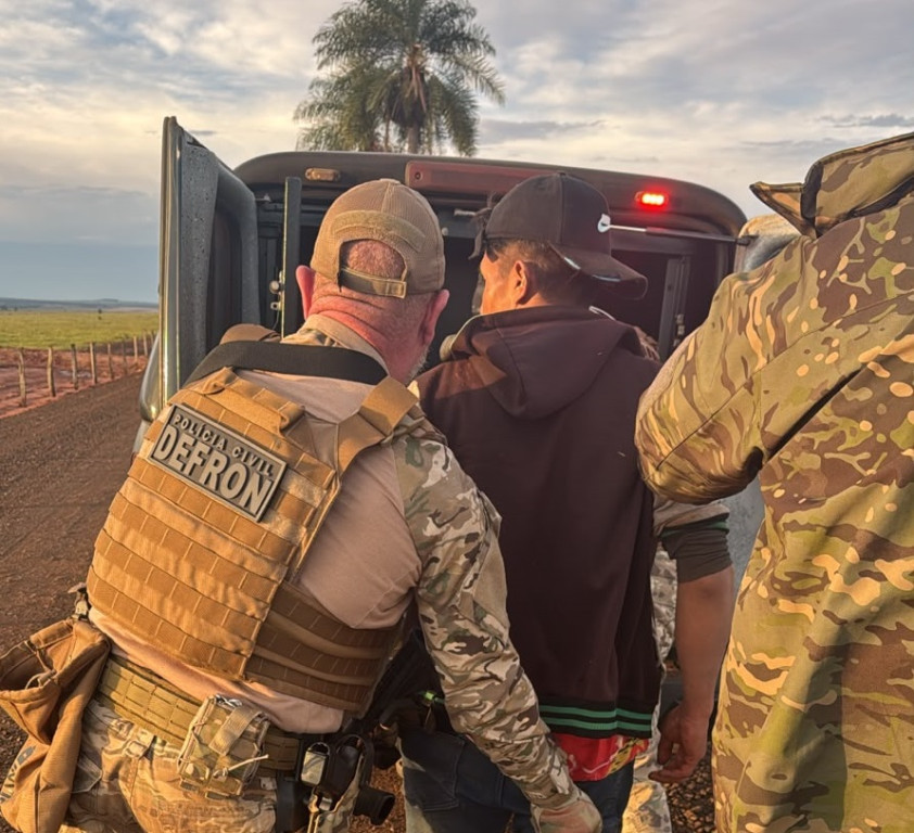 Operação integrada captura foragido por homicídio na fronteira de MS