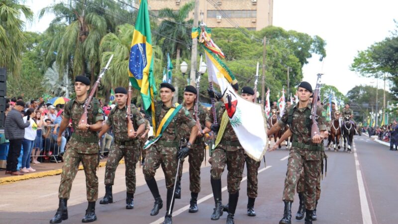 Prefeitura define regulamento para desfile Cívico Militar de 7 de Setembro