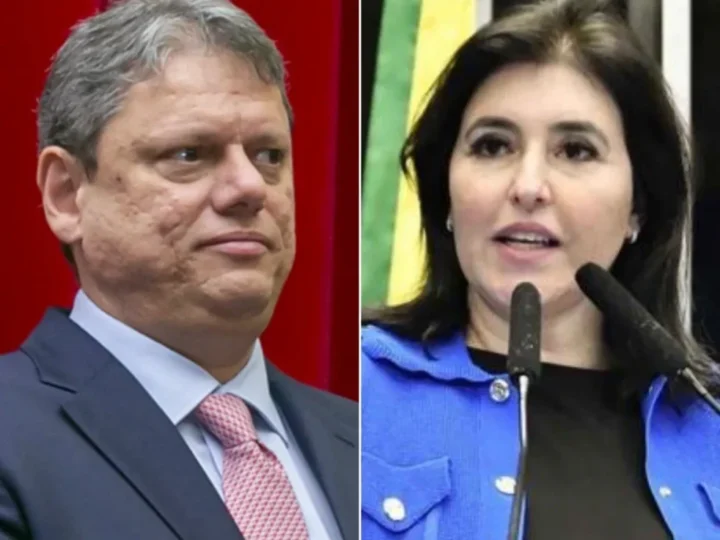Tarcísio diz que Simonte Tebet levou “cartão vermelho” de Mato Grosso do Sul